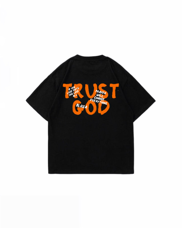 TRUST GOD TSHIRT BLACK XL