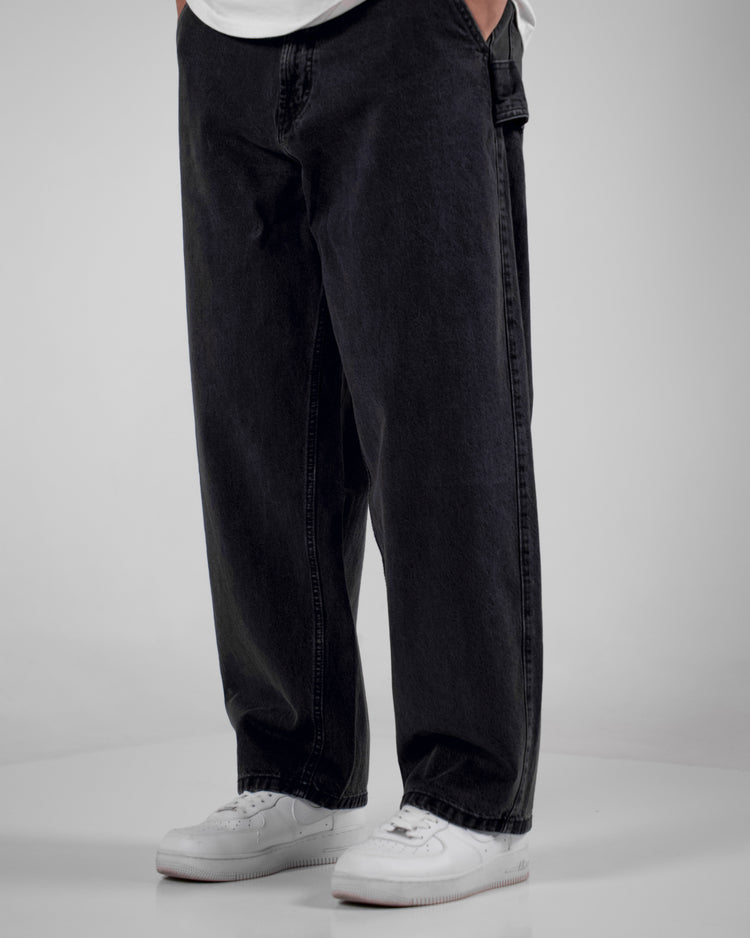 LOOSE FIT BAGGY JEANS IN BLACK