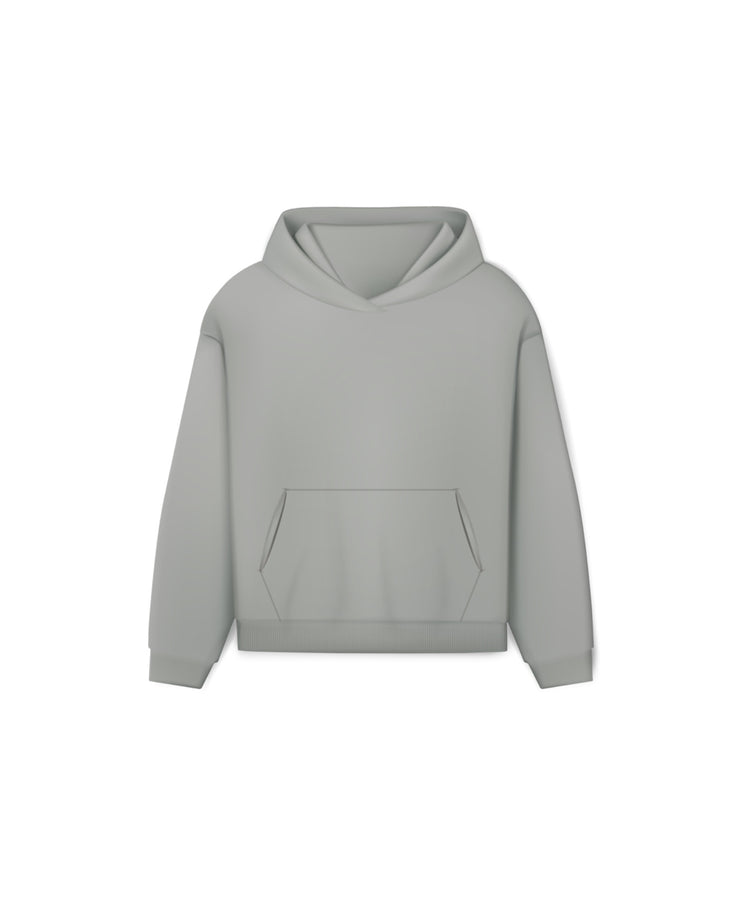 PLAIN SMALL HOODIE TEAL COLOR