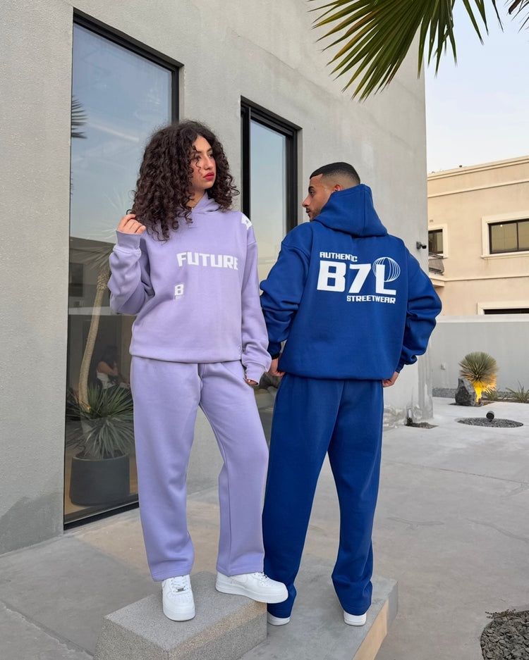 BLOZA FUTURE OPEN BOTTOM SWEATPANTS & HOODIE SET