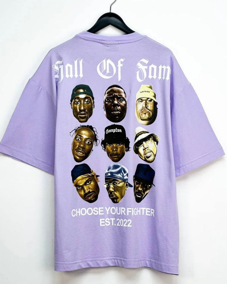 HALL OF FAM TSHIRT PURPLE MEDIUM