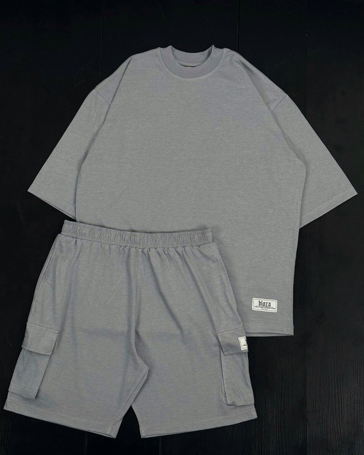 ESSENTIAL TSHIRT AND CARGO SHORTS THIN SET