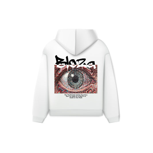 bloza hypnotic eye dark graphic oversized streetwear hoodie UAE