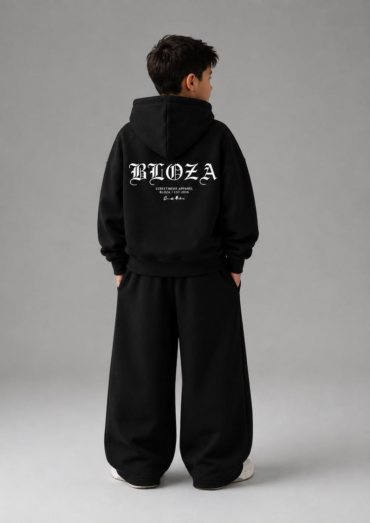 KIDS BLOZA OPEN PANTS & HOODIE 450 GSM SET