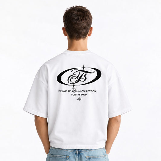 Bloza Club Core Collection Tee - White Back