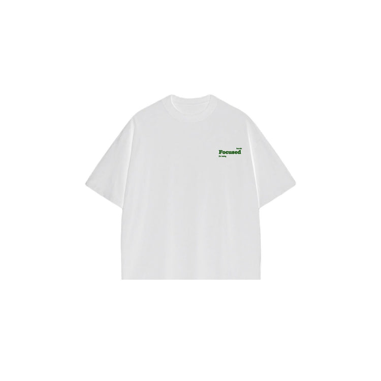 Bloza Stay Focused Tee - White - Front