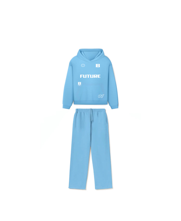 BLOZA FUTURE OPEN BOTTOM SWEATPANTS & HOODIE SET