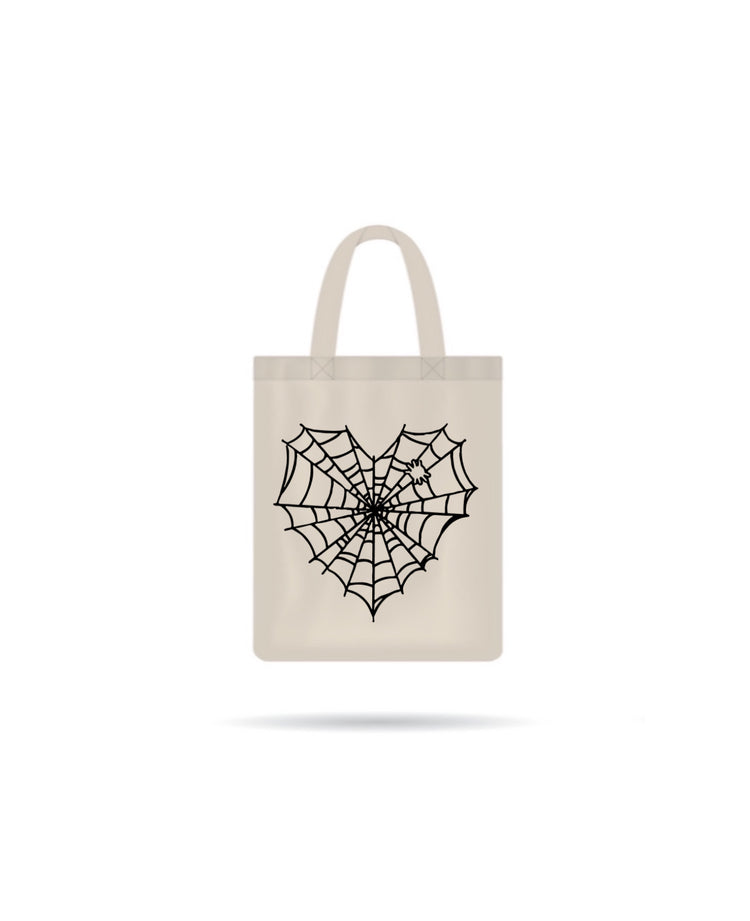 HEART OF WEB TOTE BAG