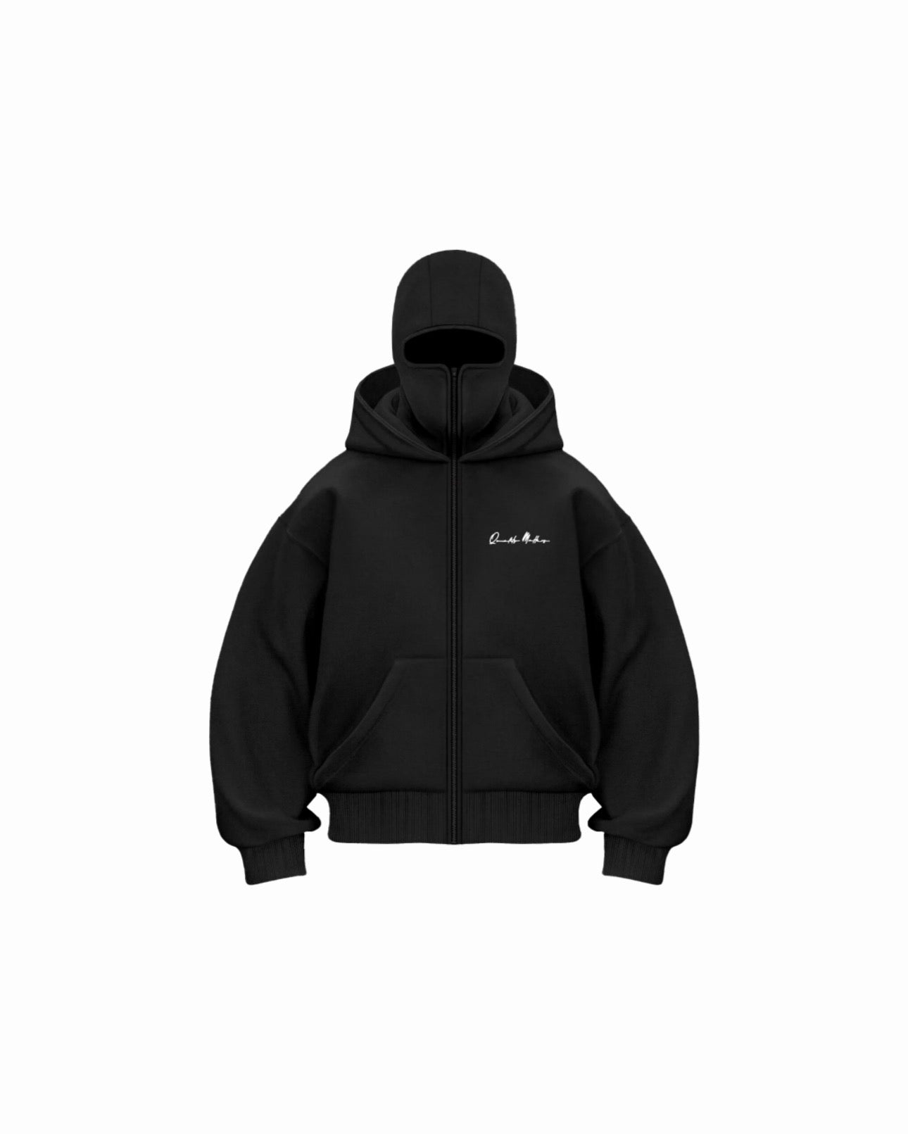 Balaclava Embroidered Mineral Wash Hoodie – Pick Pocket