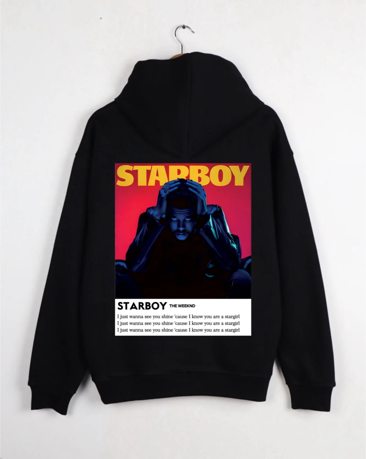 STARBOY HOODIE MEDIUM BLACK