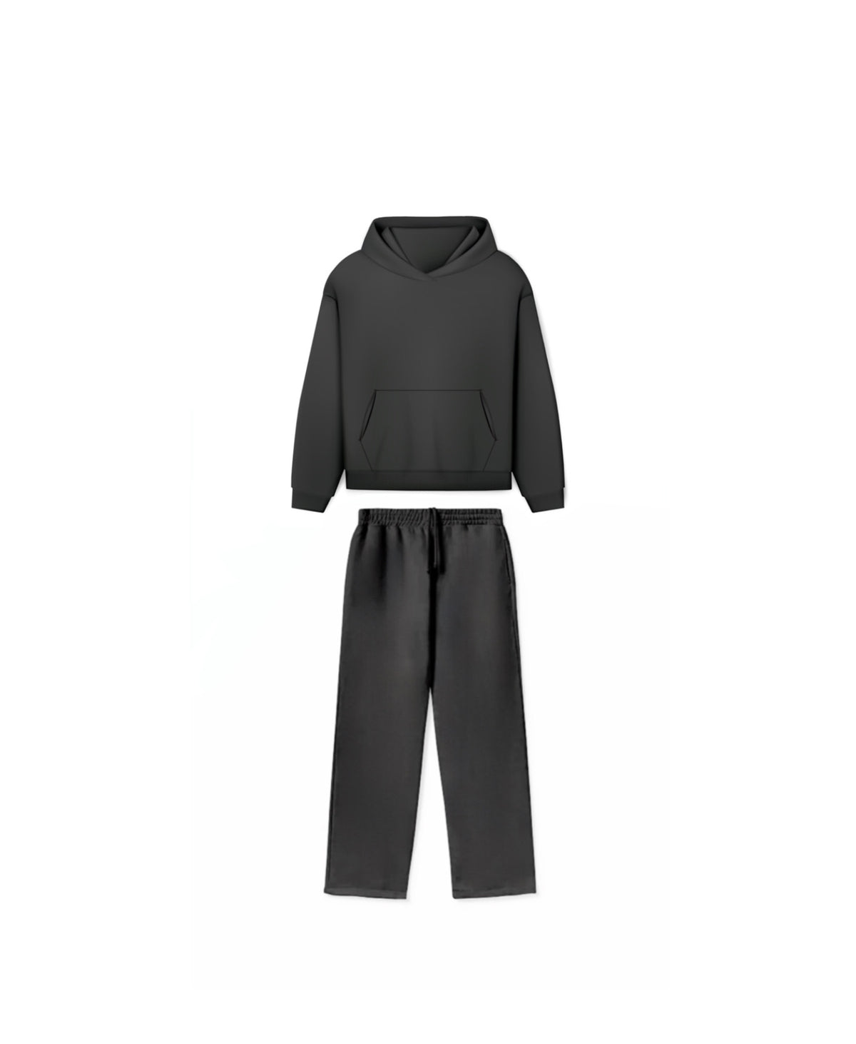 ESSENTIAL OPEN BOTTOM PANTS & HOODIE 450 GSM SET