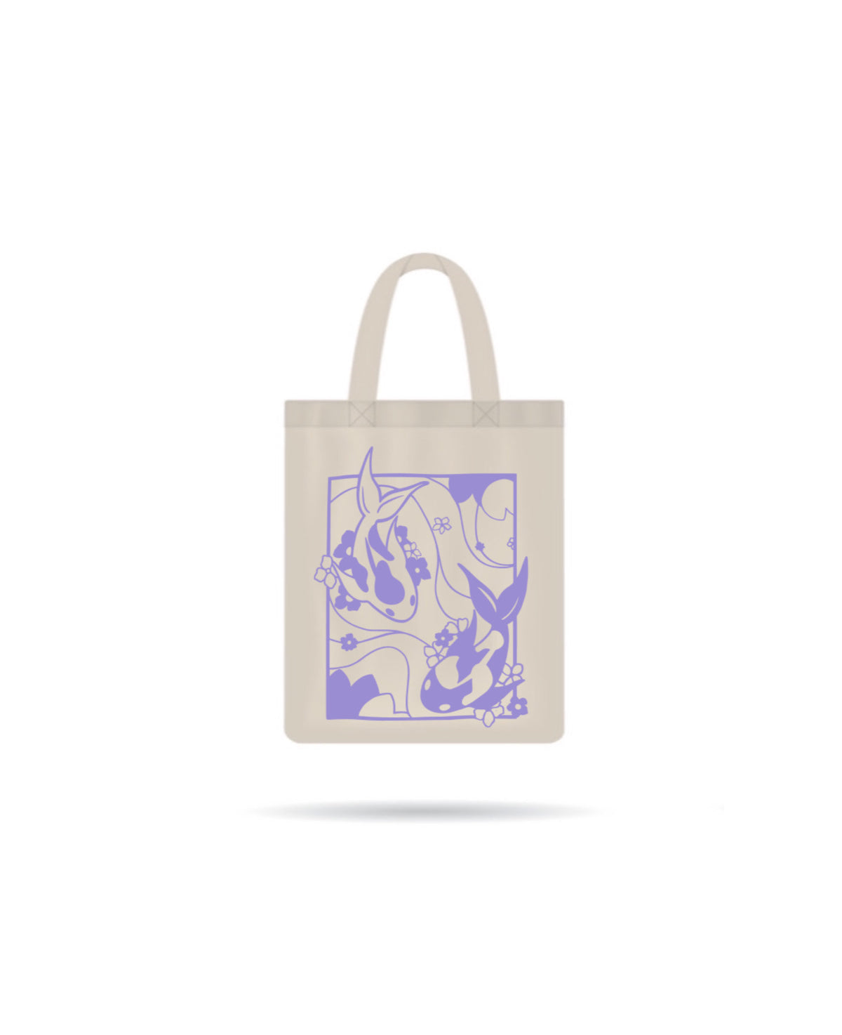 LAVENDER KOI TOTE BAG