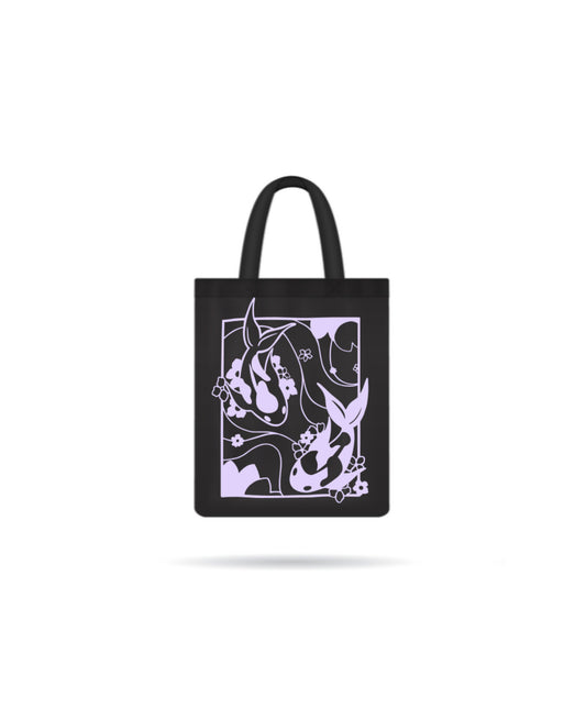 LAVENDER KOI TOTE BAG