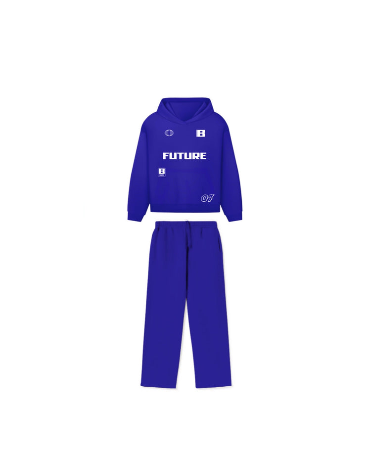 BLOZA FUTURE OPEN BOTTOM SWEATPANTS & HOODIE SET