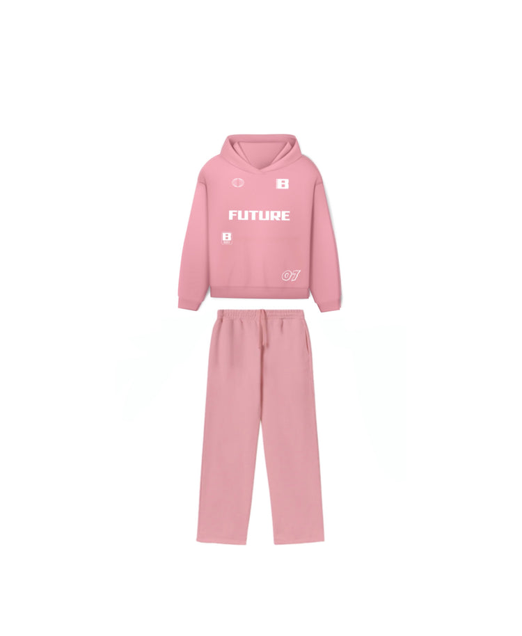 BLOZA FUTURE OPEN BOTTOM SWEATPANTS & HOODIE SET