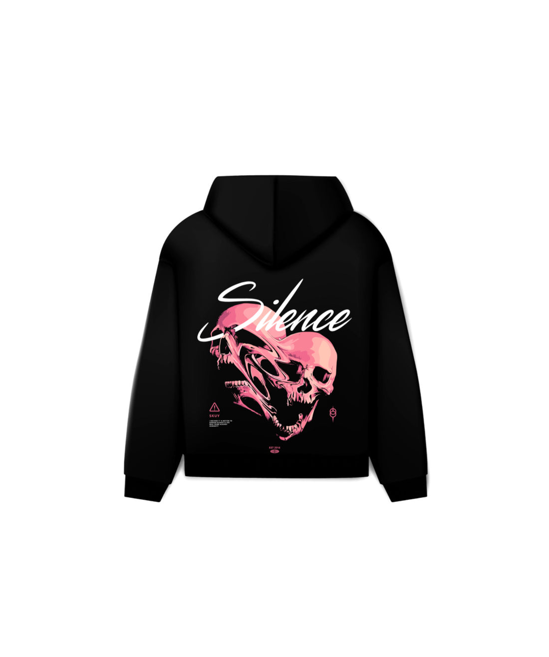 SILENCE HOODIE BLACK LARGE