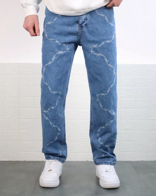 Chain jeans pants