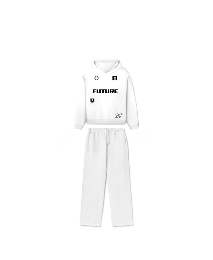 BLOZA FUTURE OPEN BOTTOM SWEATPANTS & HOODIE SET