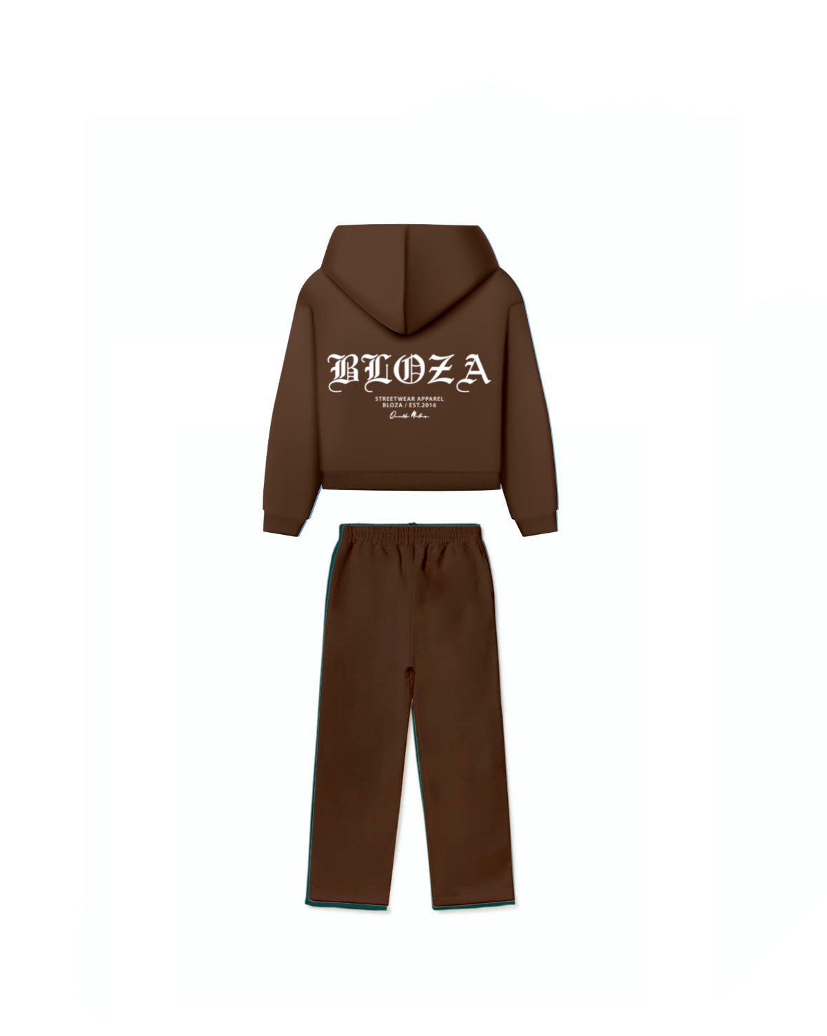Bloza Signature Zipper Hoodie 3 Pieces Set (Women’s)