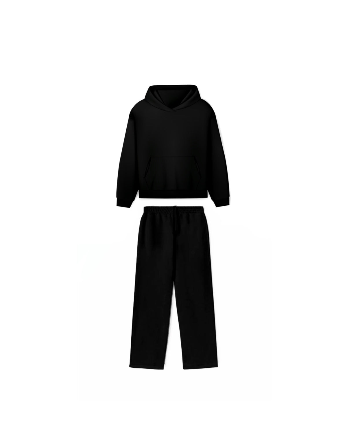 ESSENTIAL OPEN BOTTOM PANTS & HOODIE 450 GSM SET