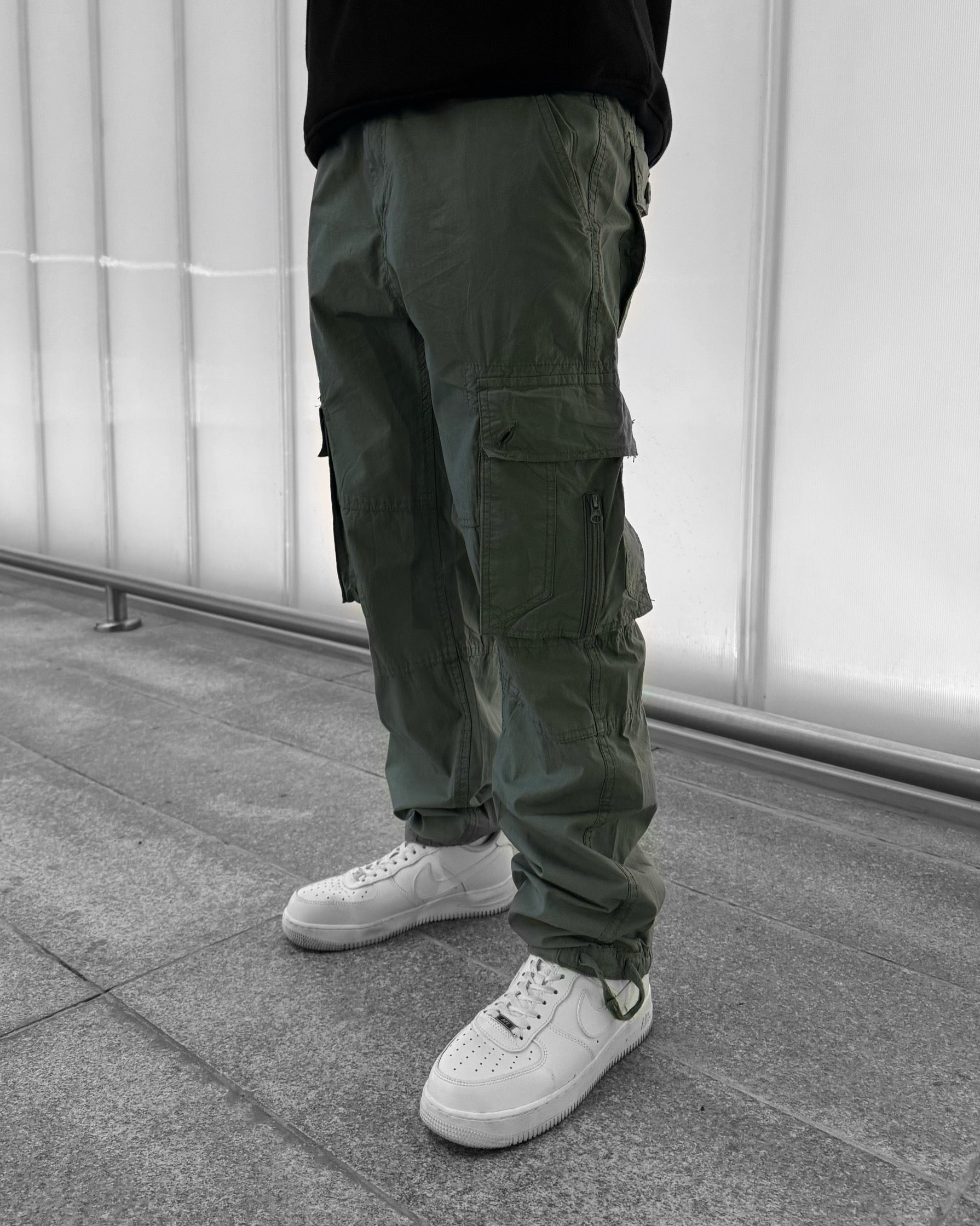 Light Military green Cargo pants – Bloza