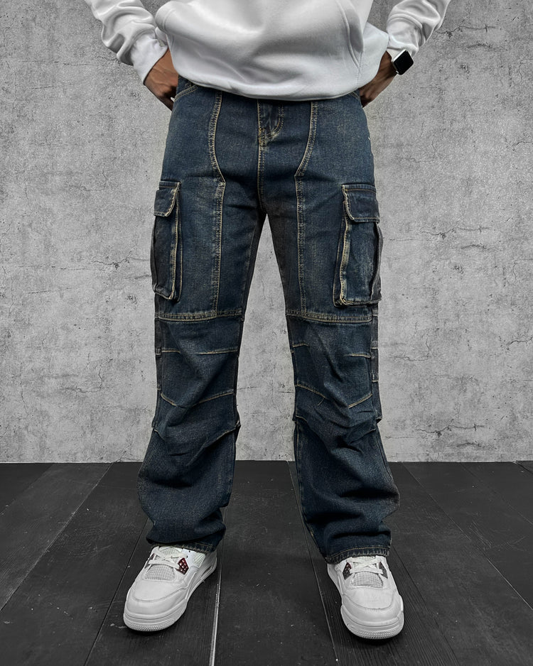 Jeans Denim Cargo Pants