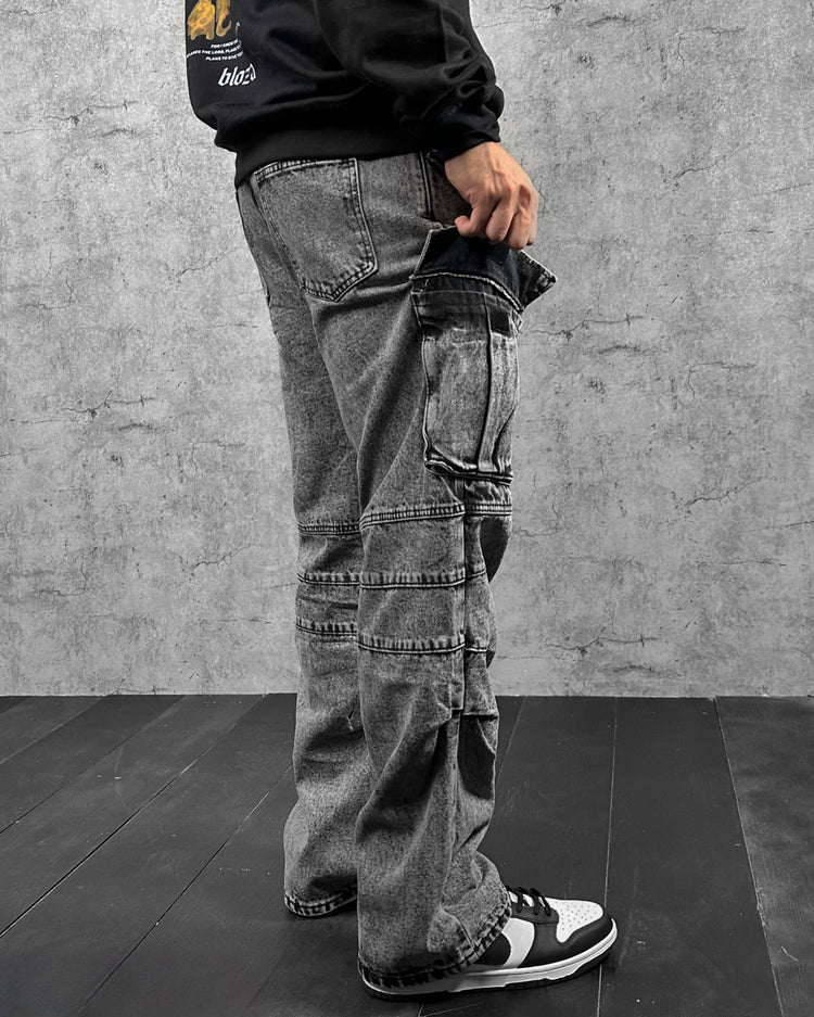 Jeans Denim Cargo Pants