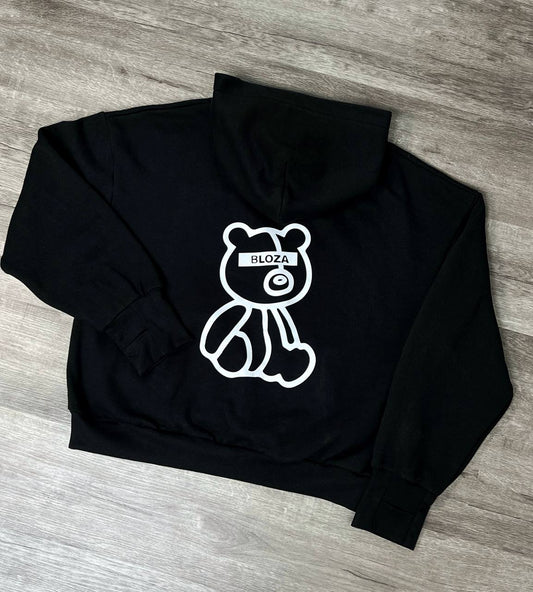 Reflective Teddy Hoodie Dark green (Large)