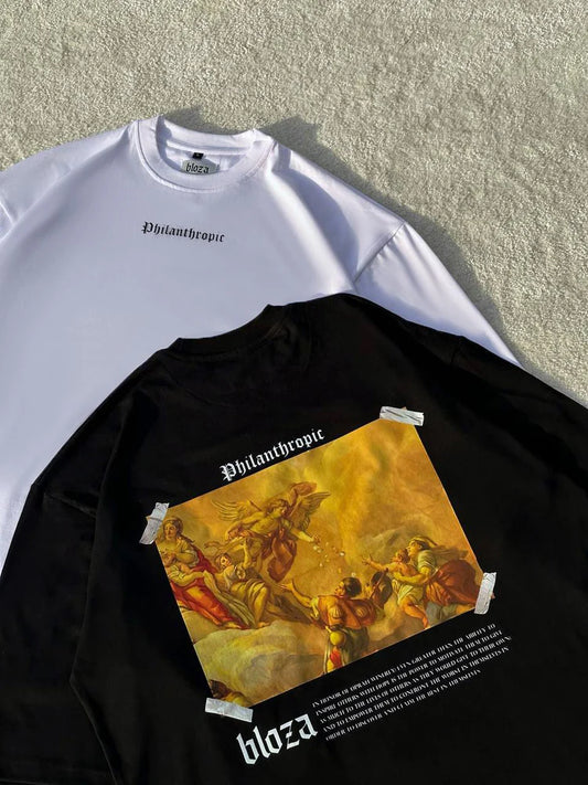 Philanthropic 3XL BLACK T-shirt