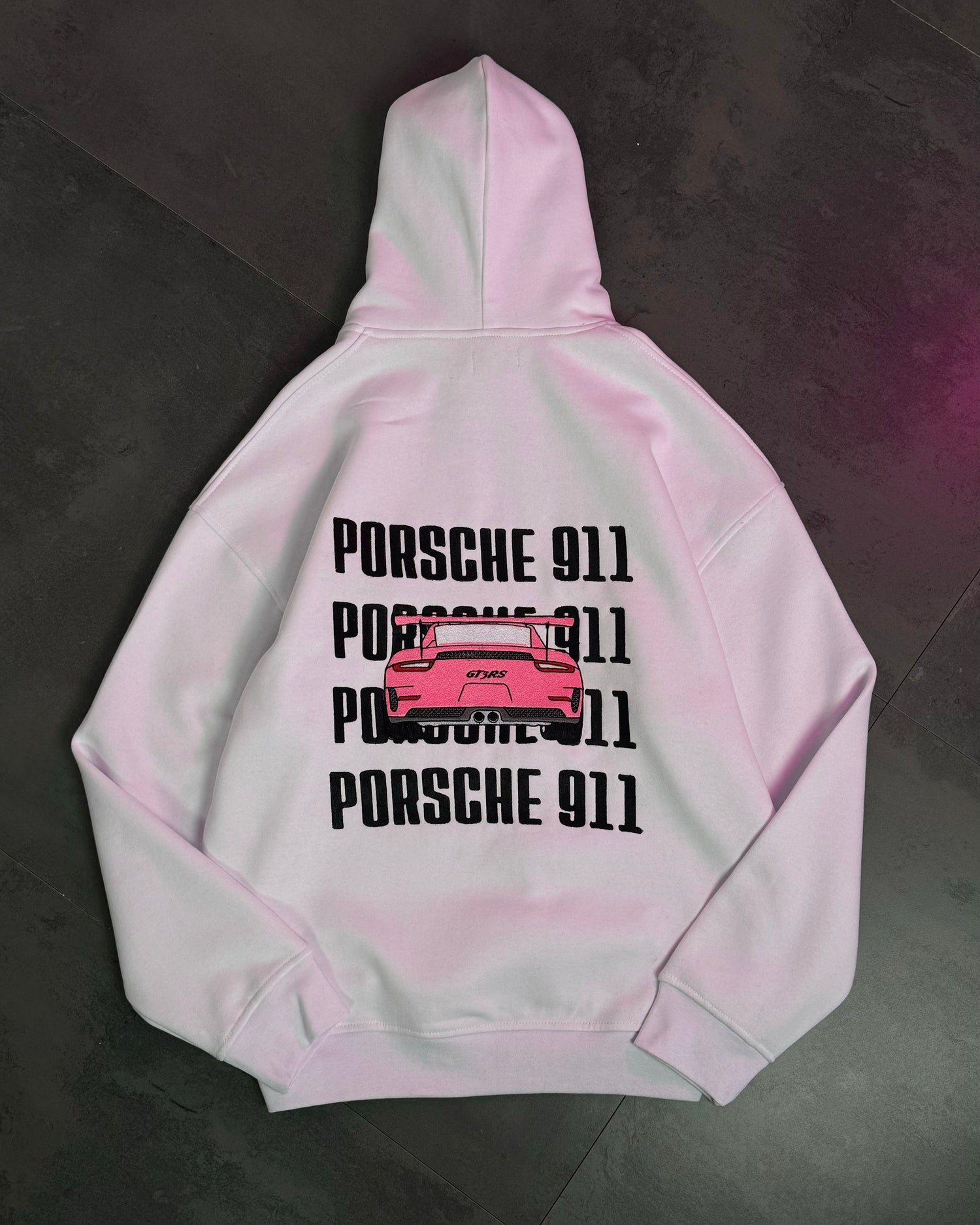 Embroidered Porsche 911 Hoodie Bloza