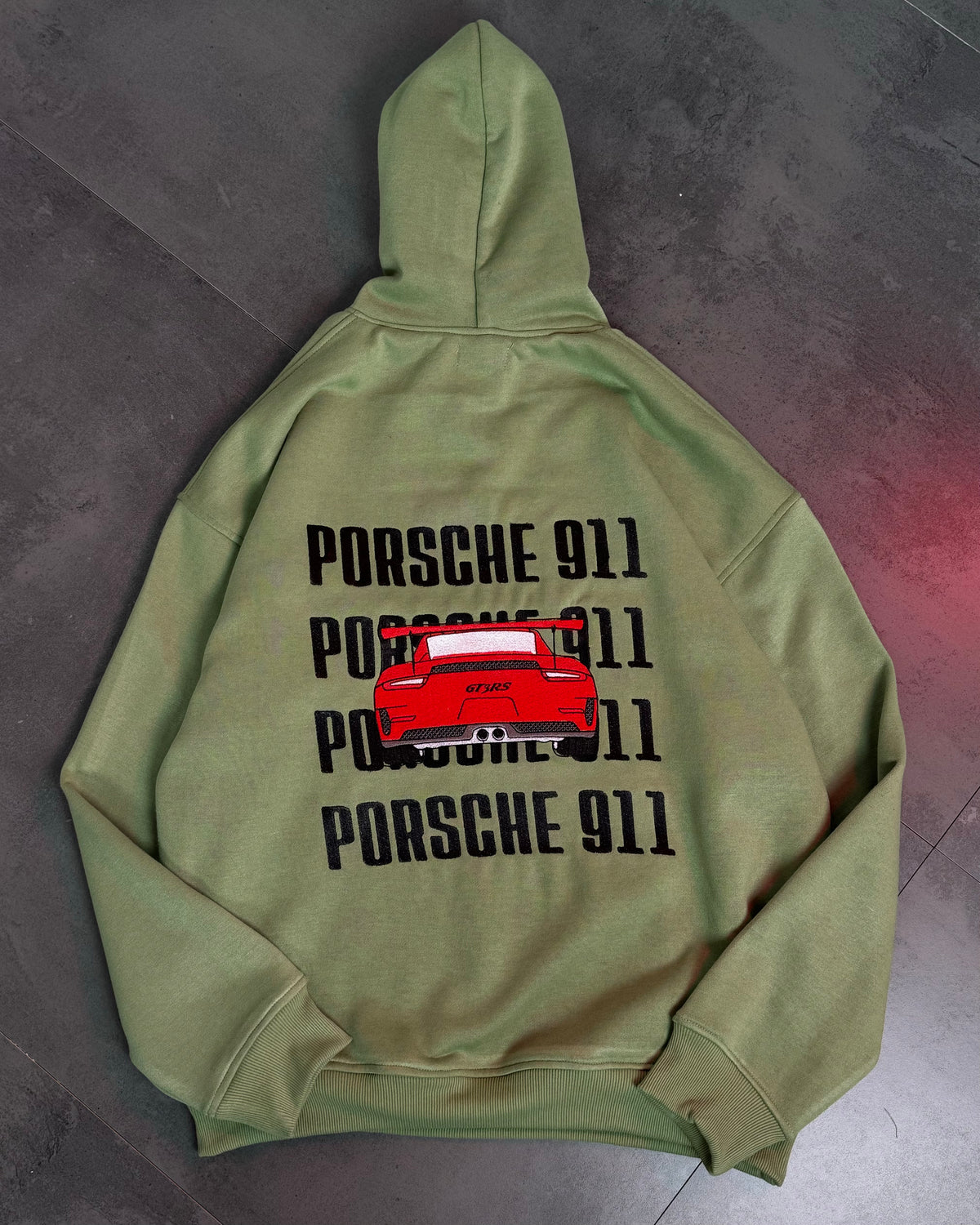Embroidered Porsche 911 Hoodie