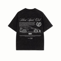 porsche inspired racing graphic streetwear t-shirt UAE