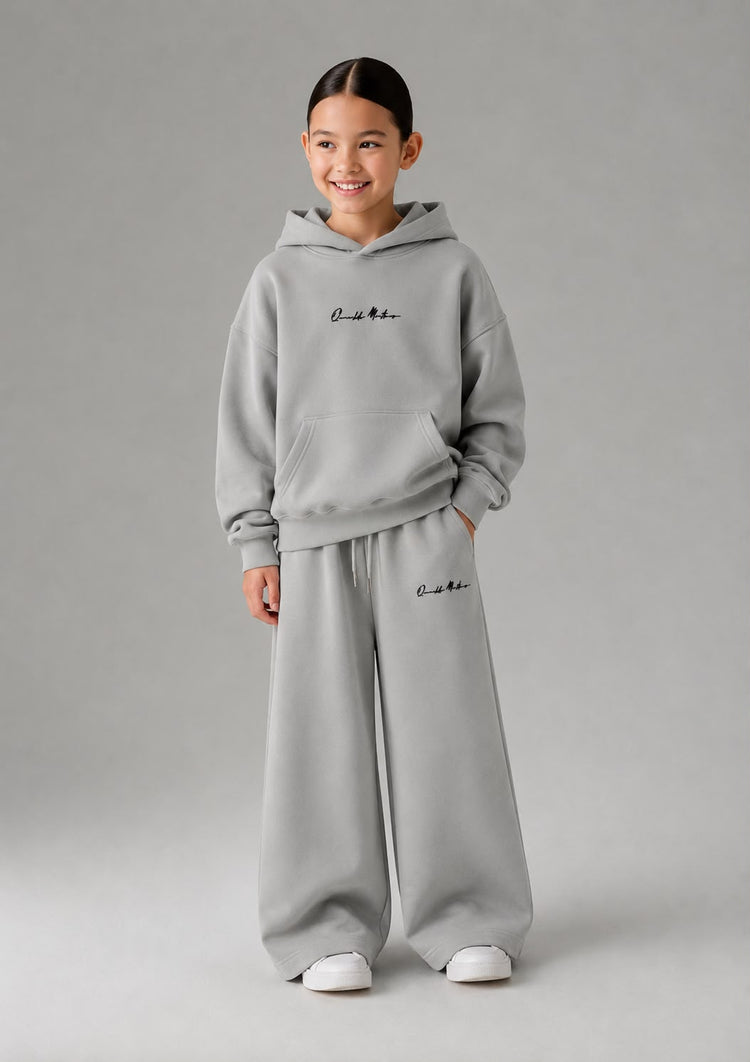 KIDS BLOZA OPEN PANTS & HOODIE 450 GSM SET