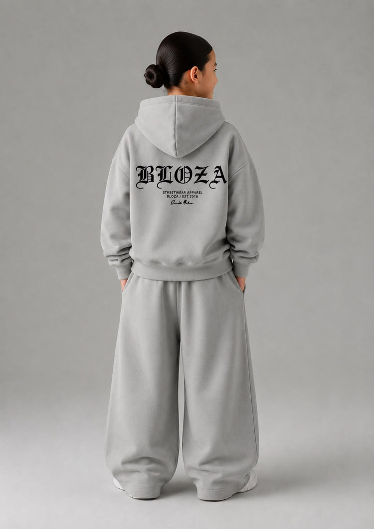 KIDS BLOZA OPEN PANTS & HOODIE 450 GSM SET