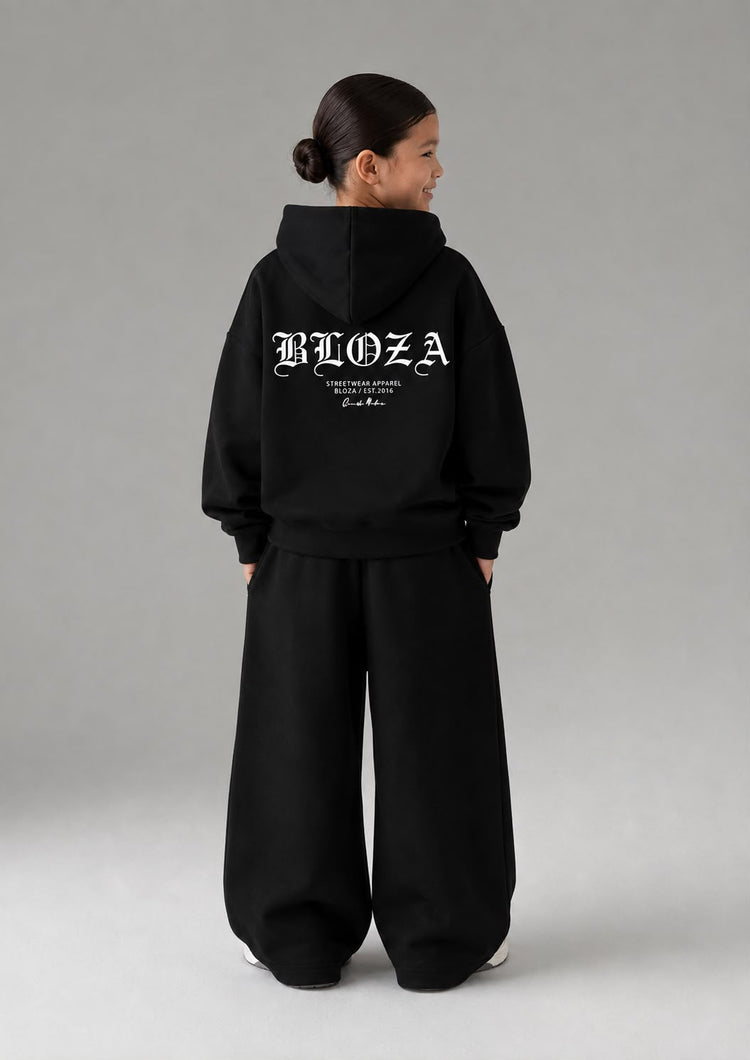 KIDS BLOZA OPEN PANTS & HOODIE 450 GSM SET