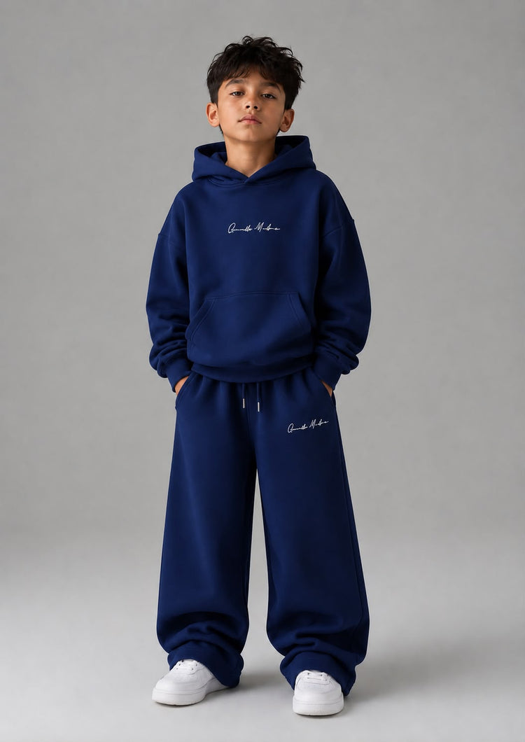 KIDS BLOZA OPEN PANTS & HOODIE 450 GSM SET