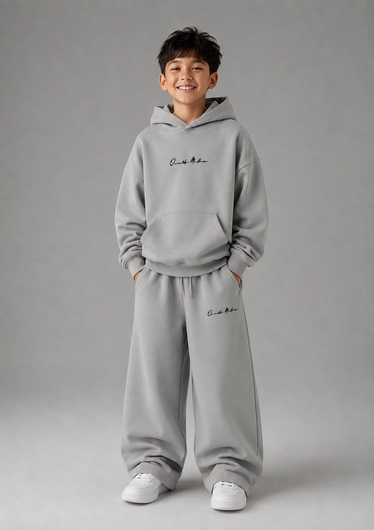 KIDS BLOZA OPEN PANTS & HOODIE 450 GSM SET