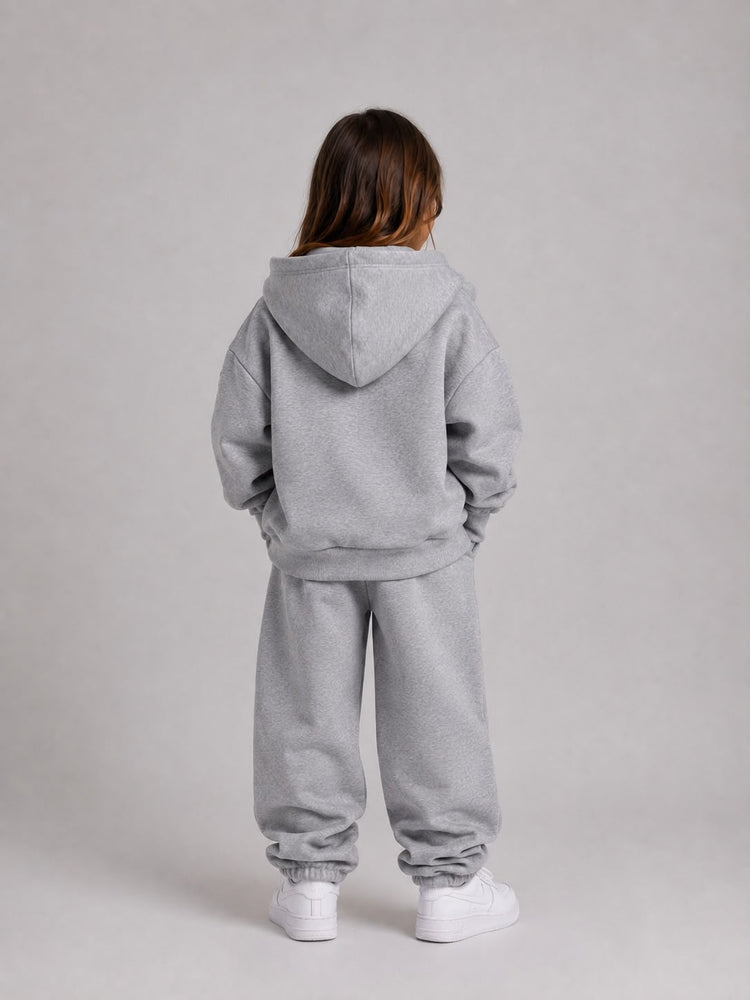KIDS PANTS & ZIPPER HOODIE 450 GSM SET