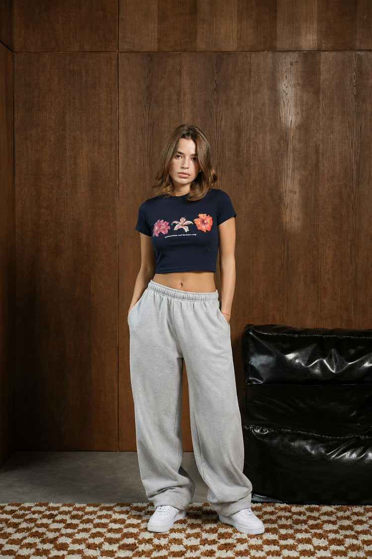 HIBISCUS FEMALE CROP T-SHIRT