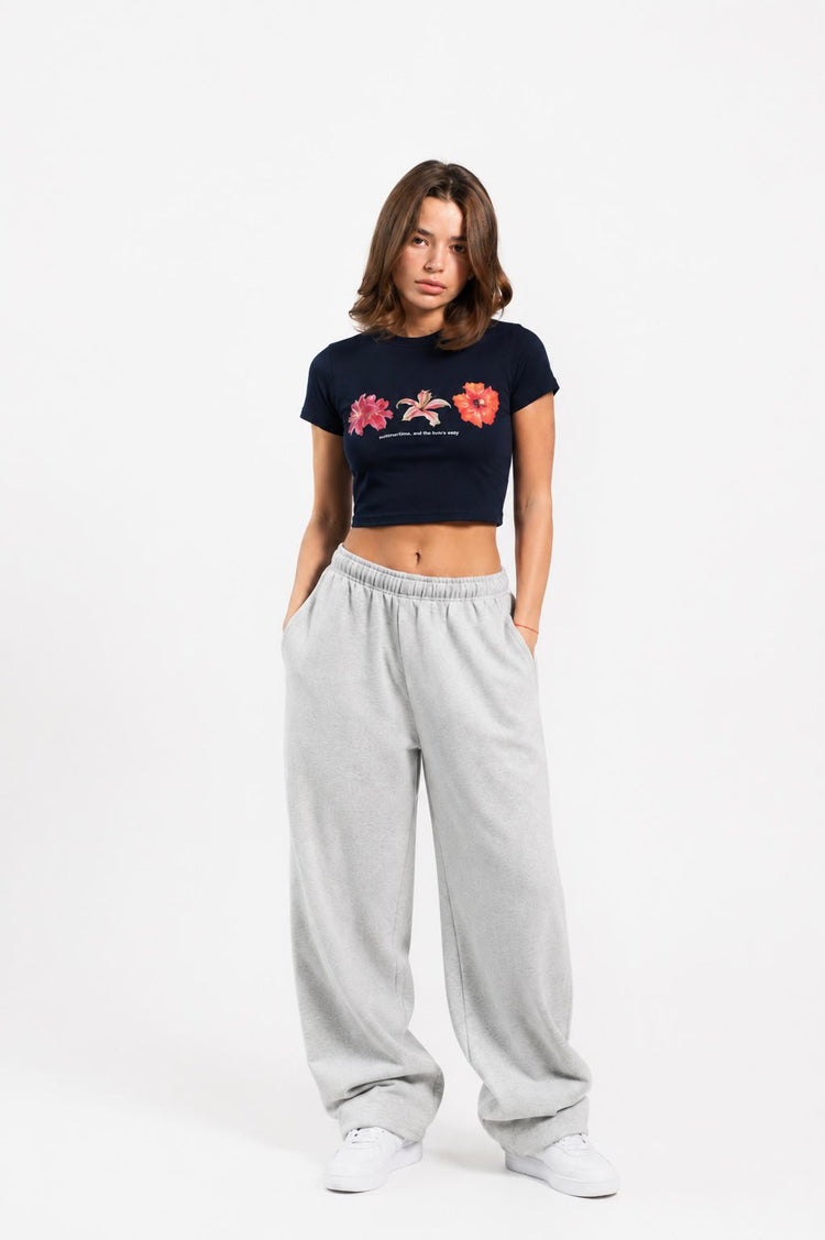 HIBISCUS FEMALE CROP T-SHIRT