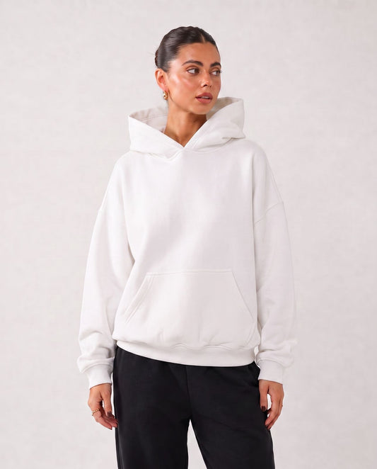 PLAIN OVERSIZE FEMALE HOODIE