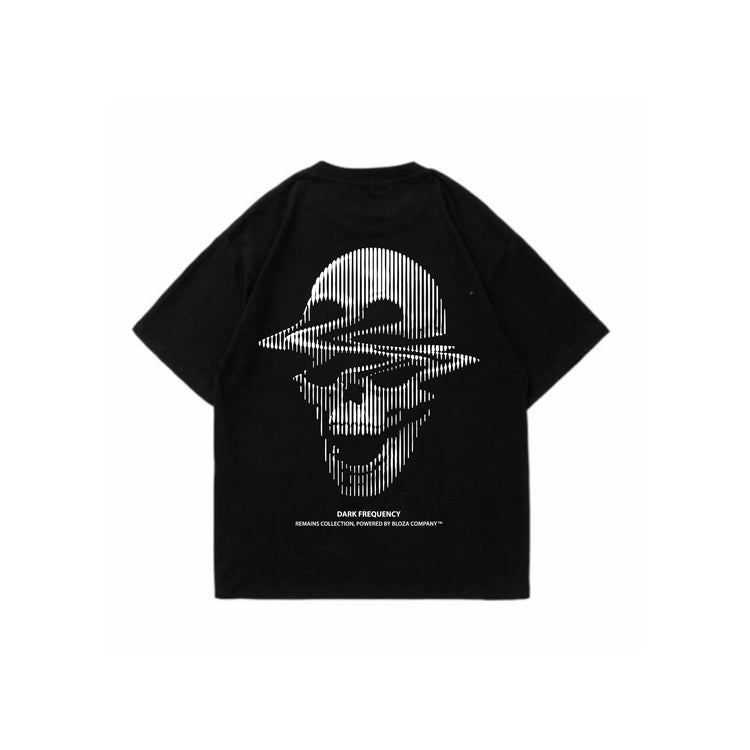 dark frequency gothic oversized streetwear t-shirt UAE