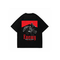 enemy graphic oversized streetwear t-shirt UAE