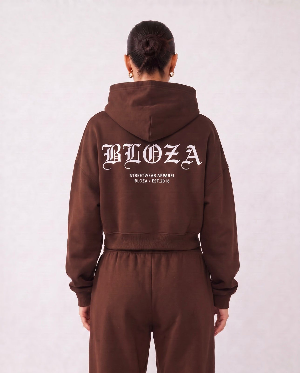 CROP TOP FEMALE HOODIE