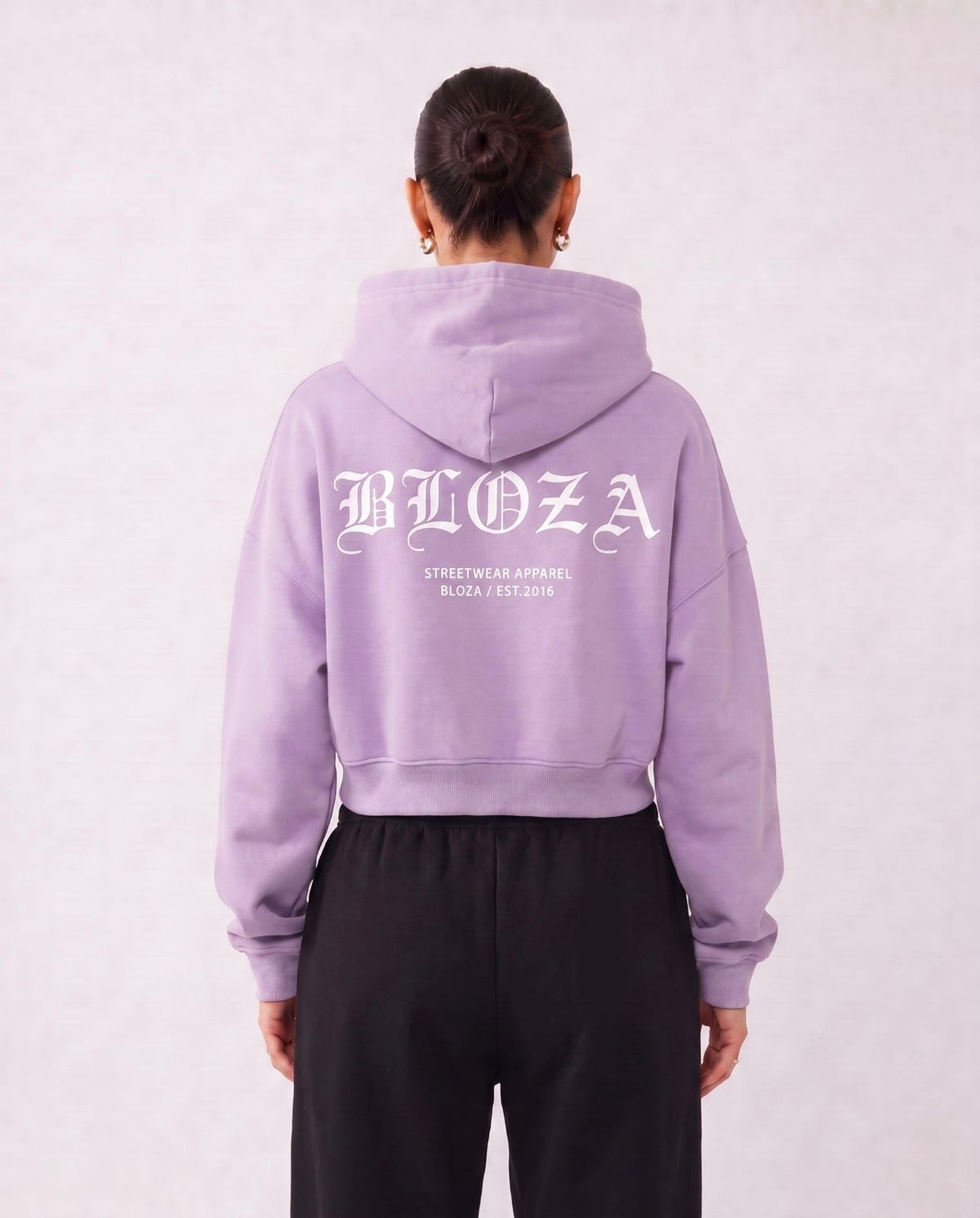 CROP TOP FEMALE HOODIE