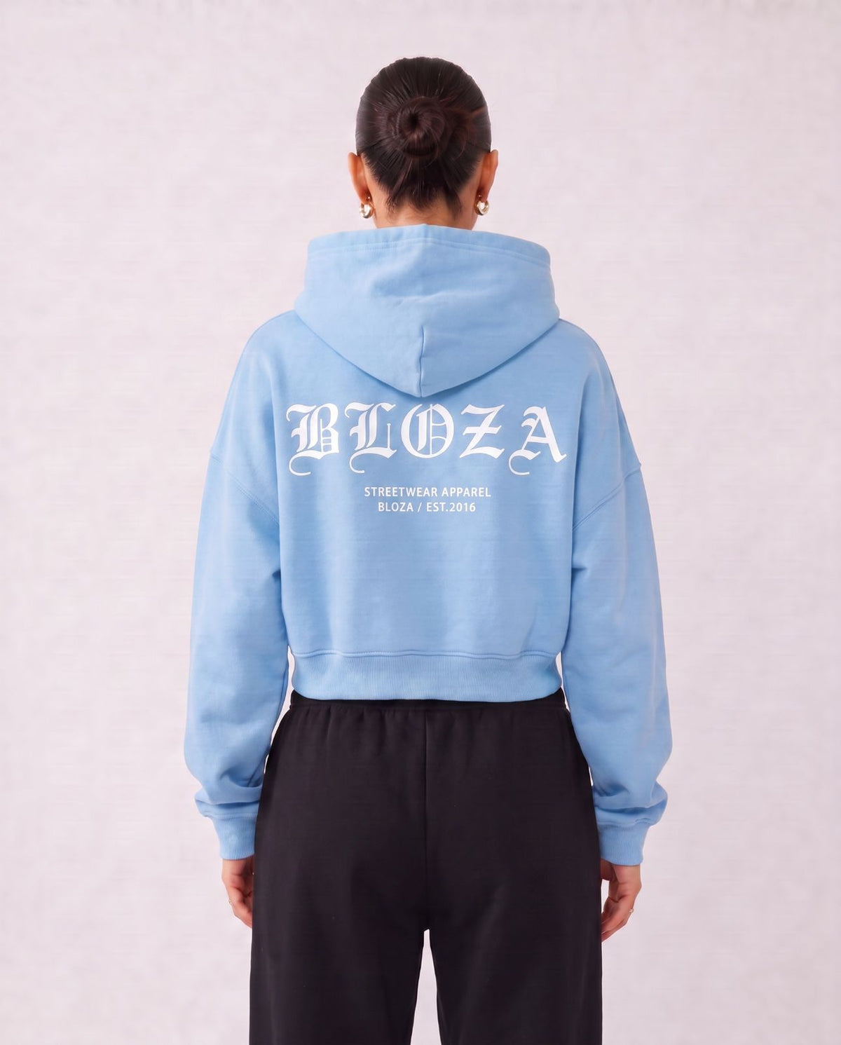 CROP TOP FEMALE HOODIE