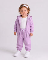 Kids sweatsuit 300 GSM, girls, light purple