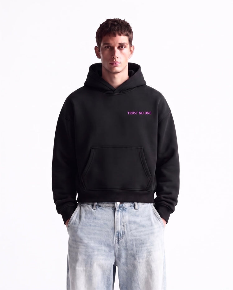 Bloza Trust No One Dropshoulder Boxed Hoodie