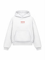 Bloza 777 Cupid Box Cut Hoodie - White - Front