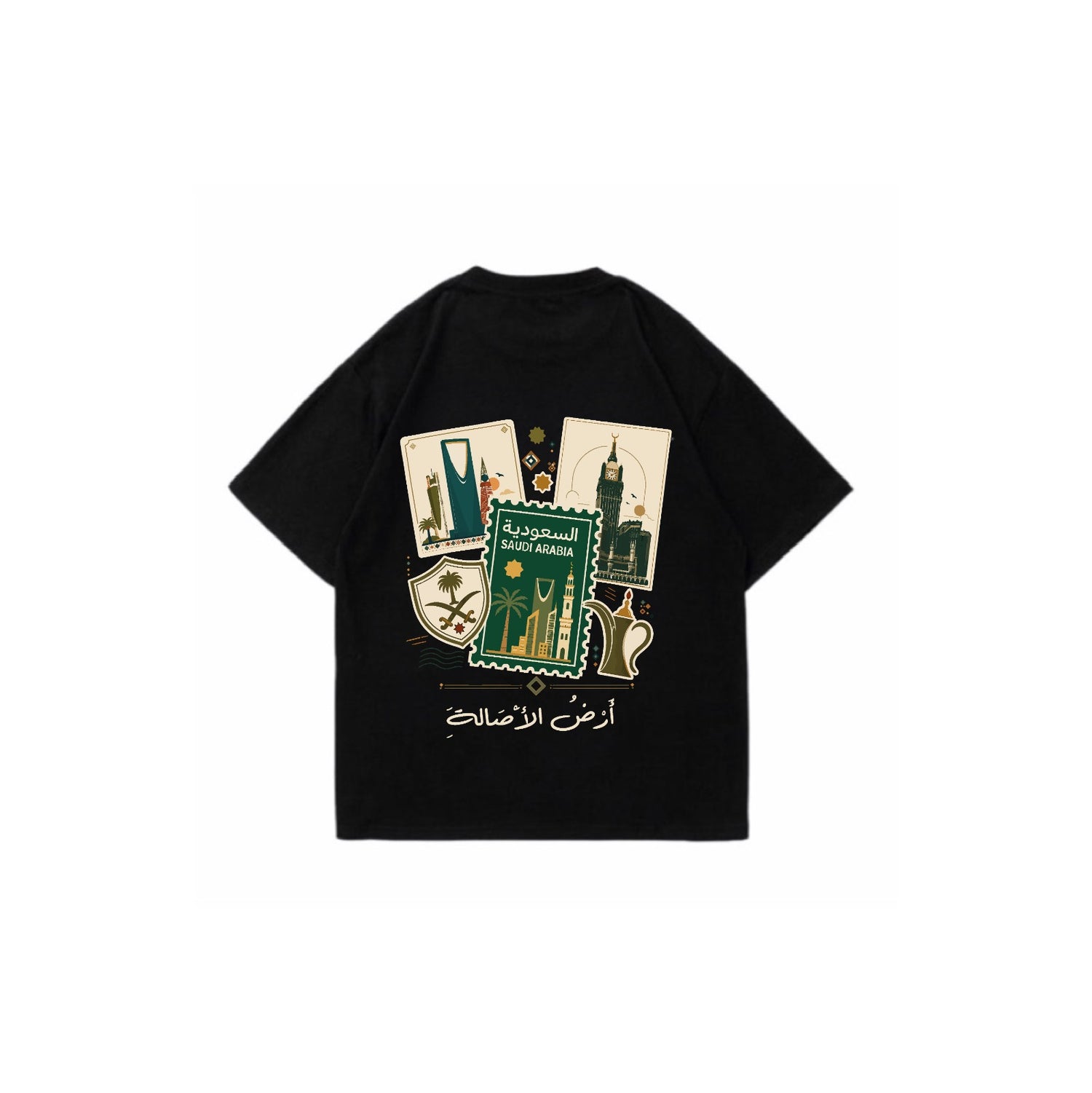 Ard Al Asala oversize t-shirt black back